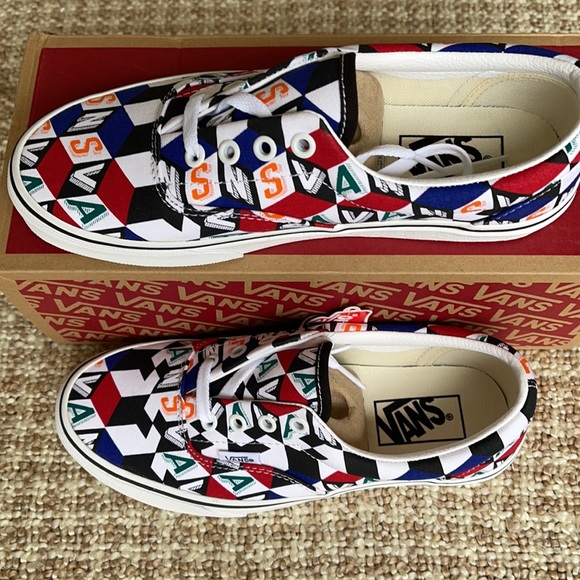 Vans Era Checker Cube Multi/True White MEN’s - Picture 6 of 16